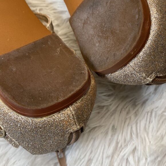 Steve Madden Simple G Glitter Sandal Sz 8.5 - Picture 7 of 10